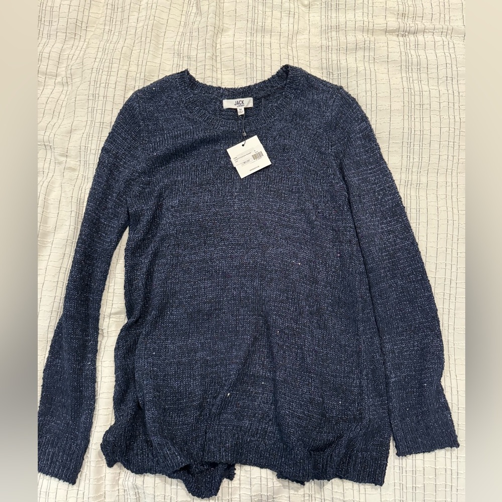 Jack by BB Dakota Blue Glittery Sweater